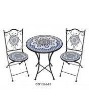 Load image into Gallery viewer, Mosaic Table & 2 Chairs