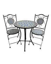 Load image into Gallery viewer, Mosaic Table & 2 Chairs
