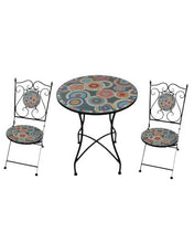 Load image into Gallery viewer, Mosaic Table & 2 Chairs
