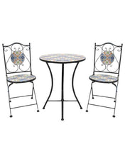 Load image into Gallery viewer, Mosaic Table & 2 Chairs