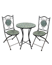 Load image into Gallery viewer, Mosaic Table & 2 Chairs