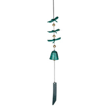 Load image into Gallery viewer, Dragonfly Windbell, Verdigris