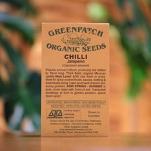 Load image into Gallery viewer, Chilli 'Jalapeno' Greenpatch Seeds