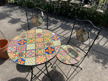 Load image into Gallery viewer, Mosaic Table & 2 Chairs