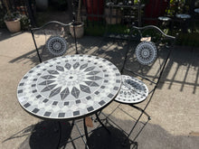 Load image into Gallery viewer, Mosaic Table & 2 Chairs