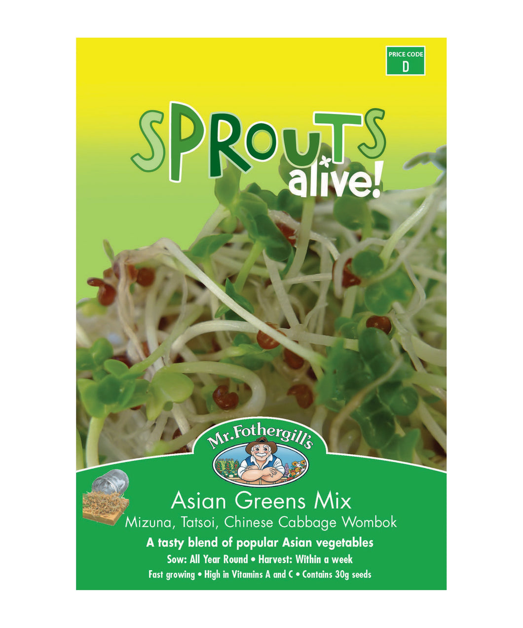 Asian Greens Mix seeds – Northcote Nursery