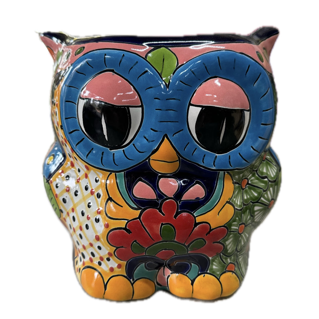 Talavera Owl Planter