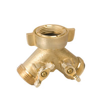 Load image into Gallery viewer, Neta Brass Screw-on Universal Twin Tap
