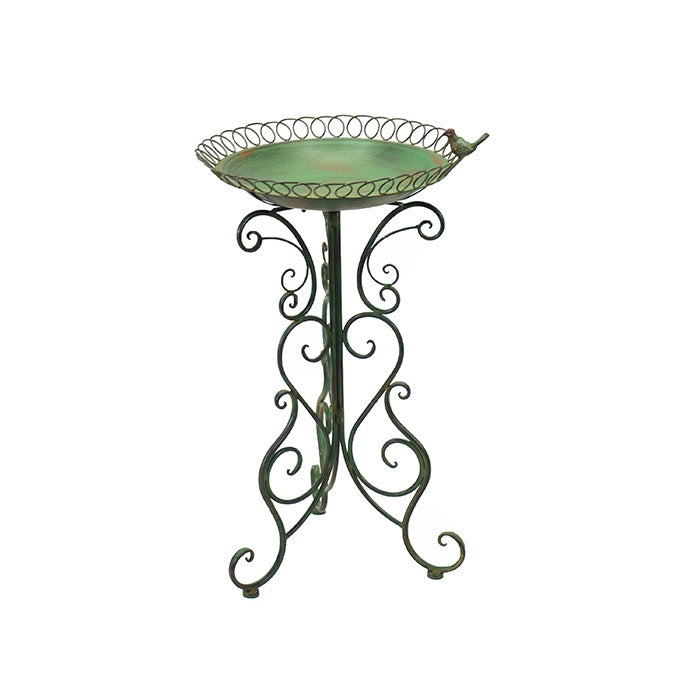 Florentine Bird Bath Green