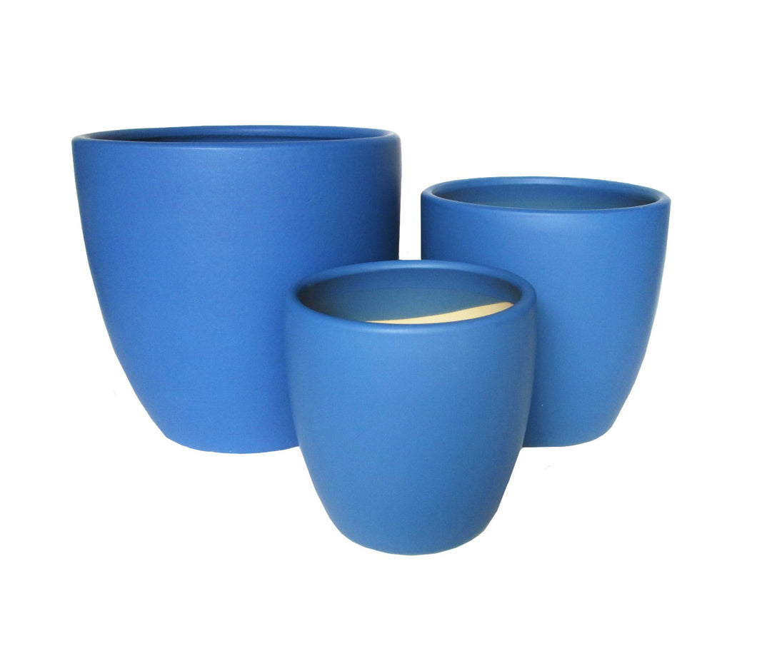 Tang Egg Pot - Glazed Blue