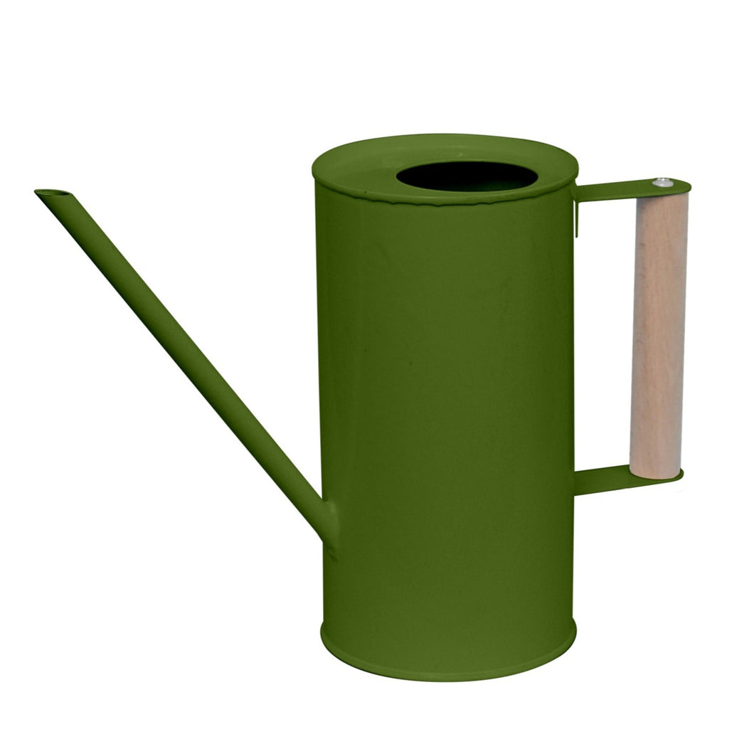 Watering Can Modern Metal 1.3L - Matte Green