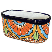 Load image into Gallery viewer, Talavera Small Oval Pot 24x12cm
