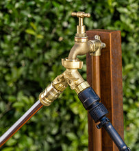 Load image into Gallery viewer, Neta Brass Screw-on Universal Twin Tap
