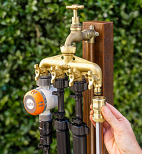 Load image into Gallery viewer, Neta Brass 4-Way Screw-on Universal Tap
