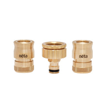 Load image into Gallery viewer, Neta 12mm Brass EZ Universal Hose Fittings Set
