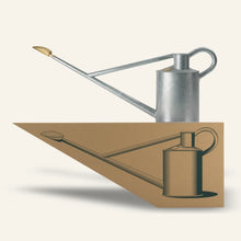 Load image into Gallery viewer, Haws ‘The Warley Fall’ Long Reach Watering Can 9L HDG – Raw Galvanised
