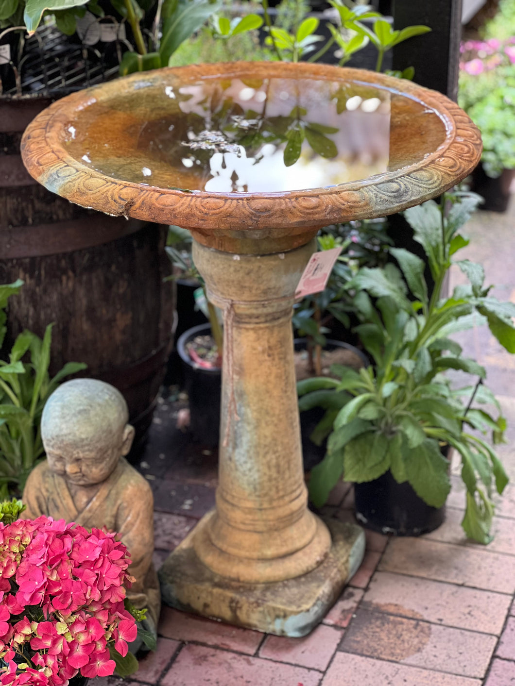 Concrete Birdbath