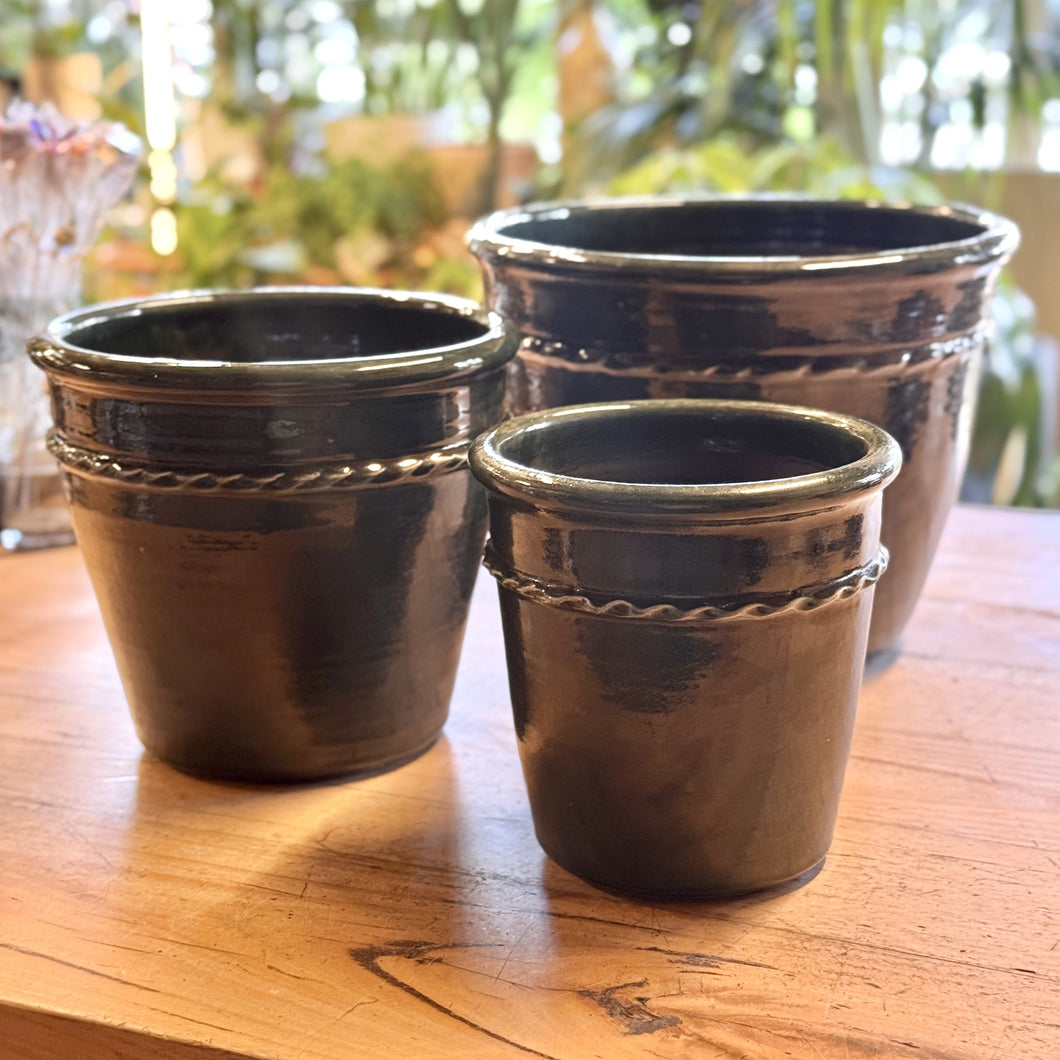 Portuguese Green Cone Planter