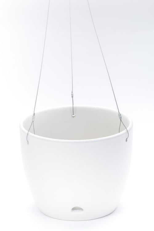 Hanging Pot Matte White