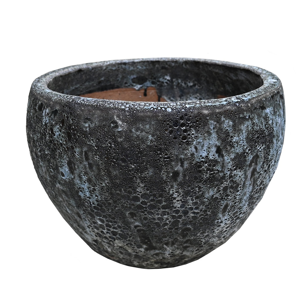 Seafoam Bermuda Planter Dark Grey