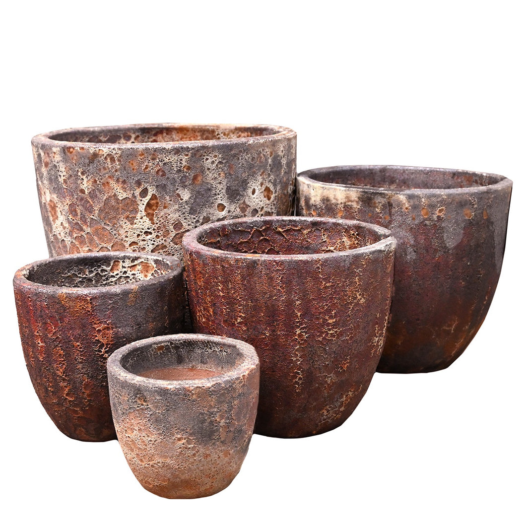 Seafoam Bronte Planter - Copper