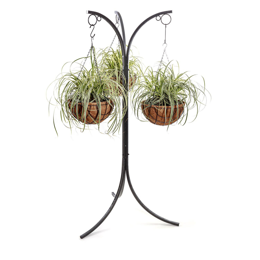 Hanging Basket Stand - Hammertone