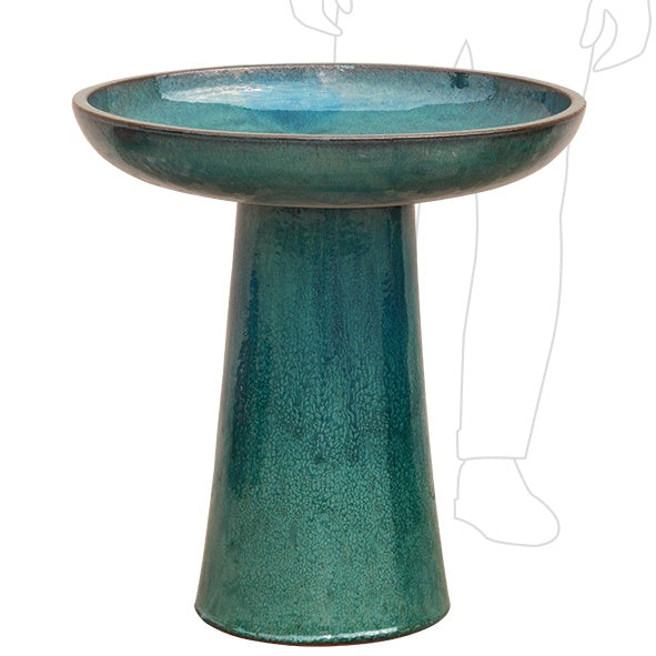 Moderno Birdbath - Aqua