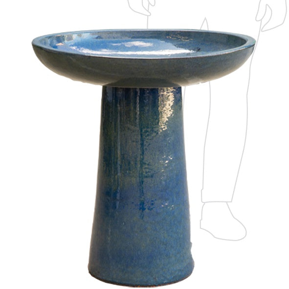 Moderno Birdbath - Blue Mood