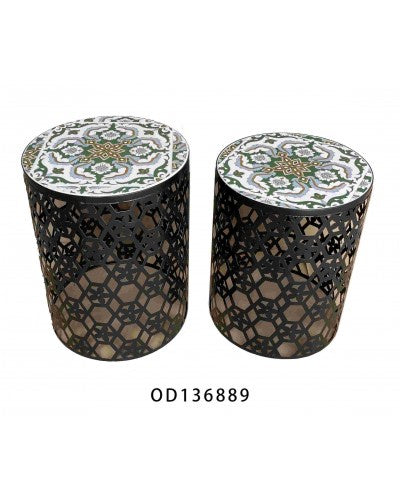 Mosaic Stools - Scottish Glen