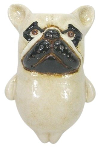 Frenchie Bulldog Hanging Planter White