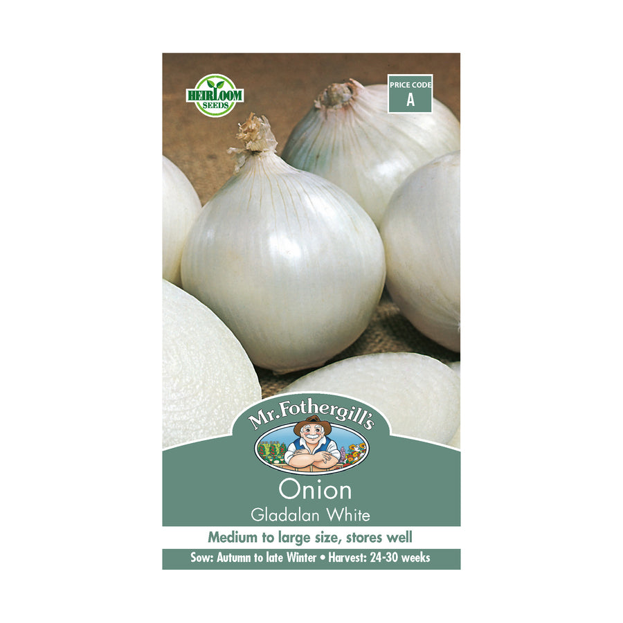 Onion 'Gladalan White' seeds