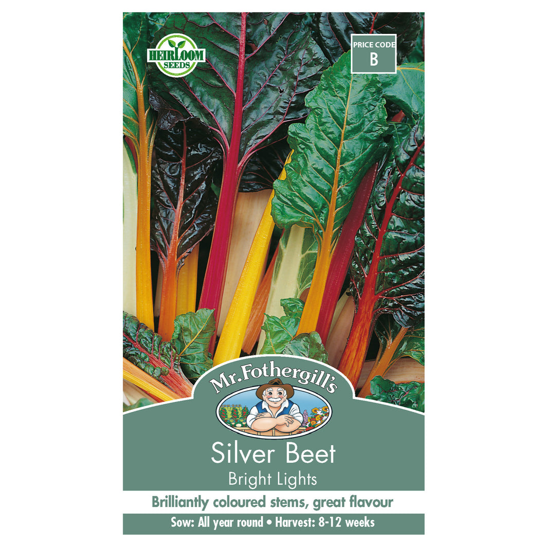 Silverbeet 'Bright Lights' seeds