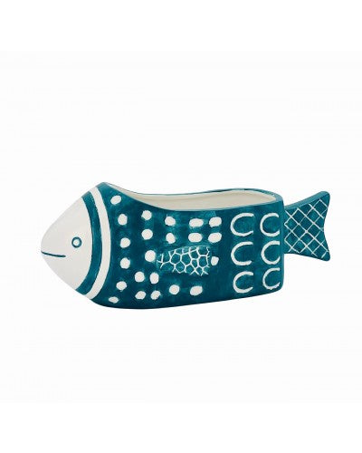 Fish Planter Blue
