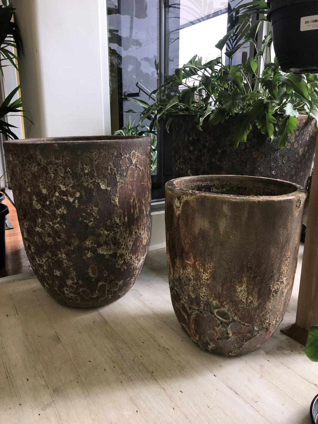 Fossil Adriatic Planter - Rust