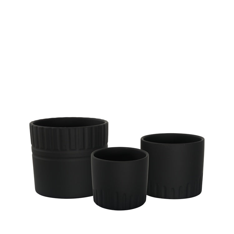 Genoa Planter Pot Black