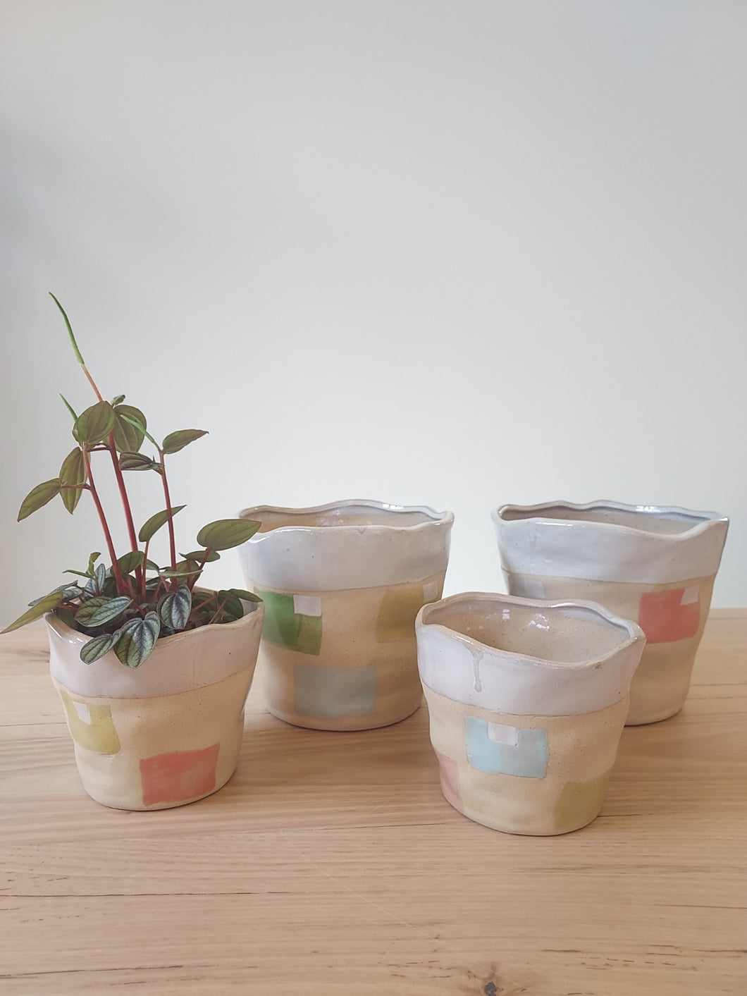 Evie Abstract Planter