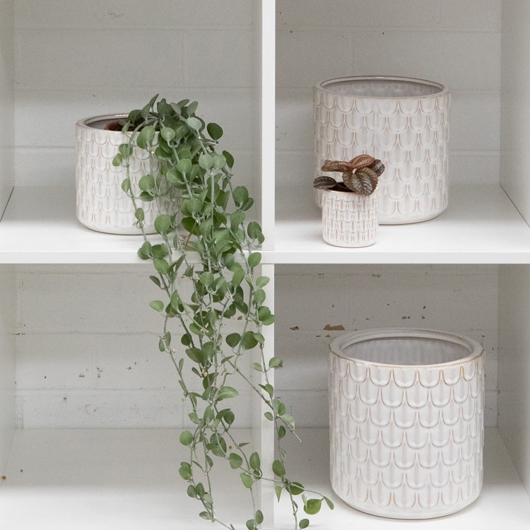 Wren Planter Pot White