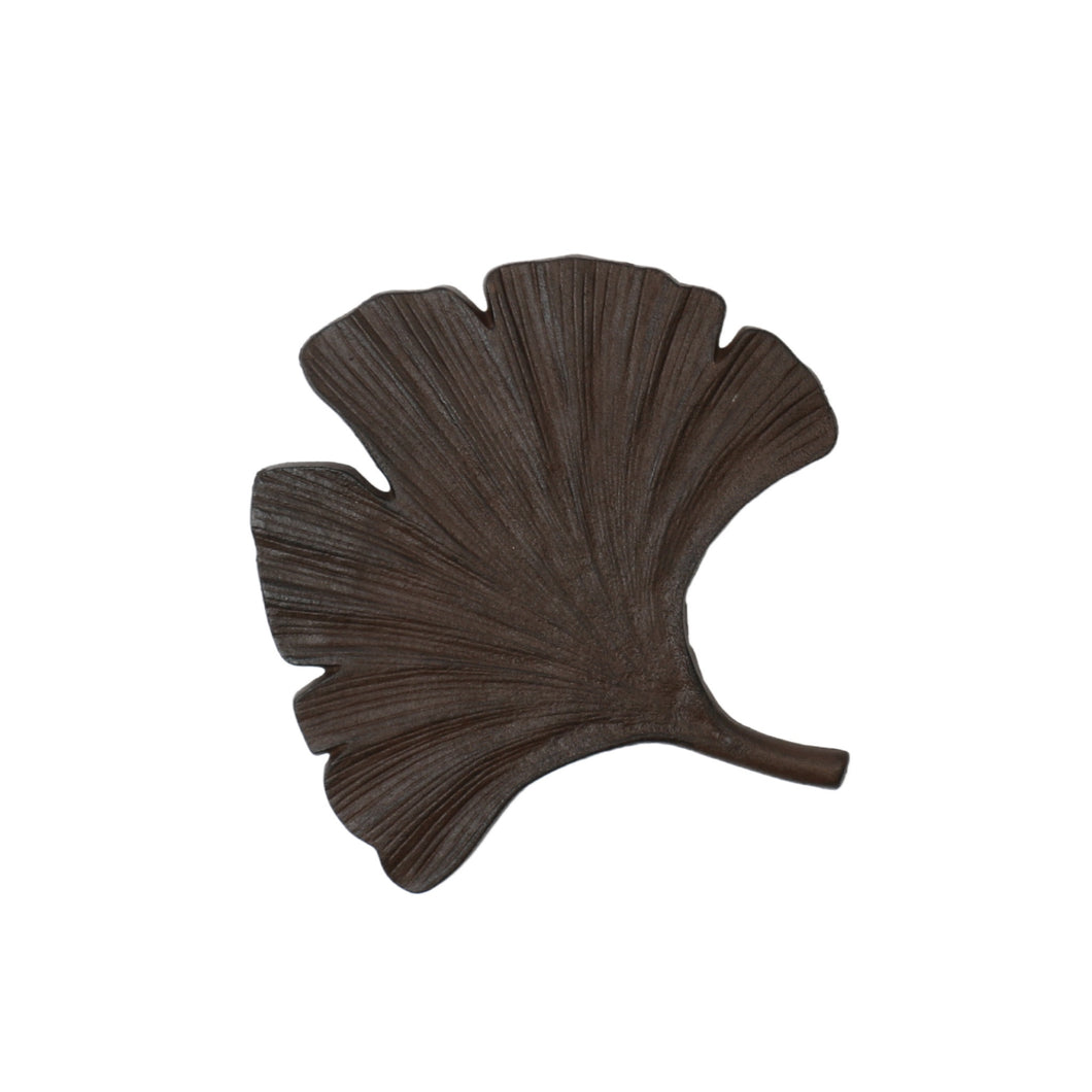 Cast Iron Gingko Garden Stepping Stone