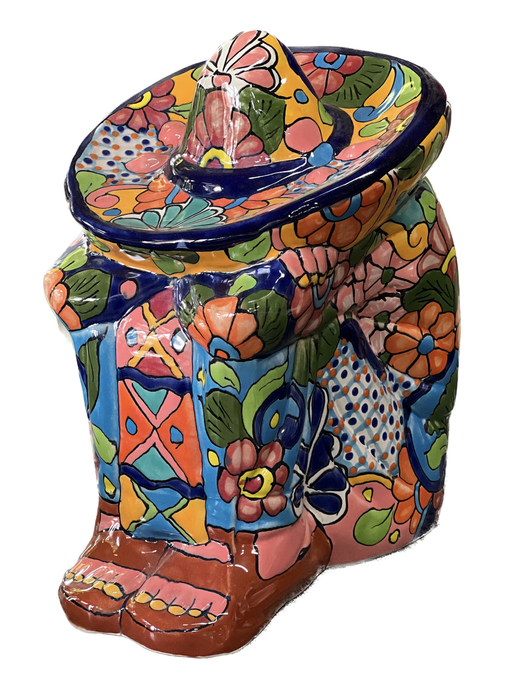 Talavera Extra Large Pancho Figure