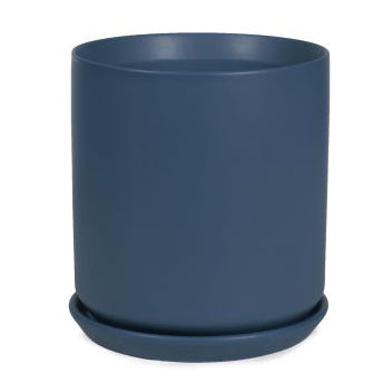 Cylinder Pot Dark Blue