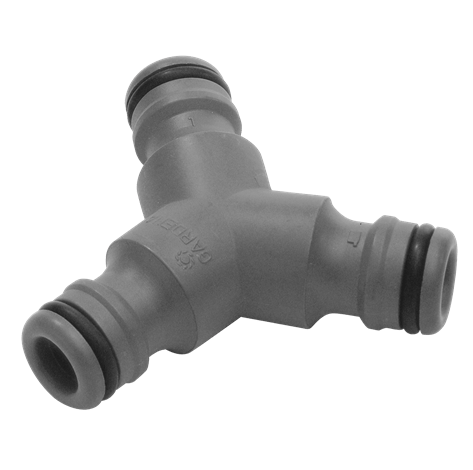 Gardena 12mm Three Way Hose Coupling