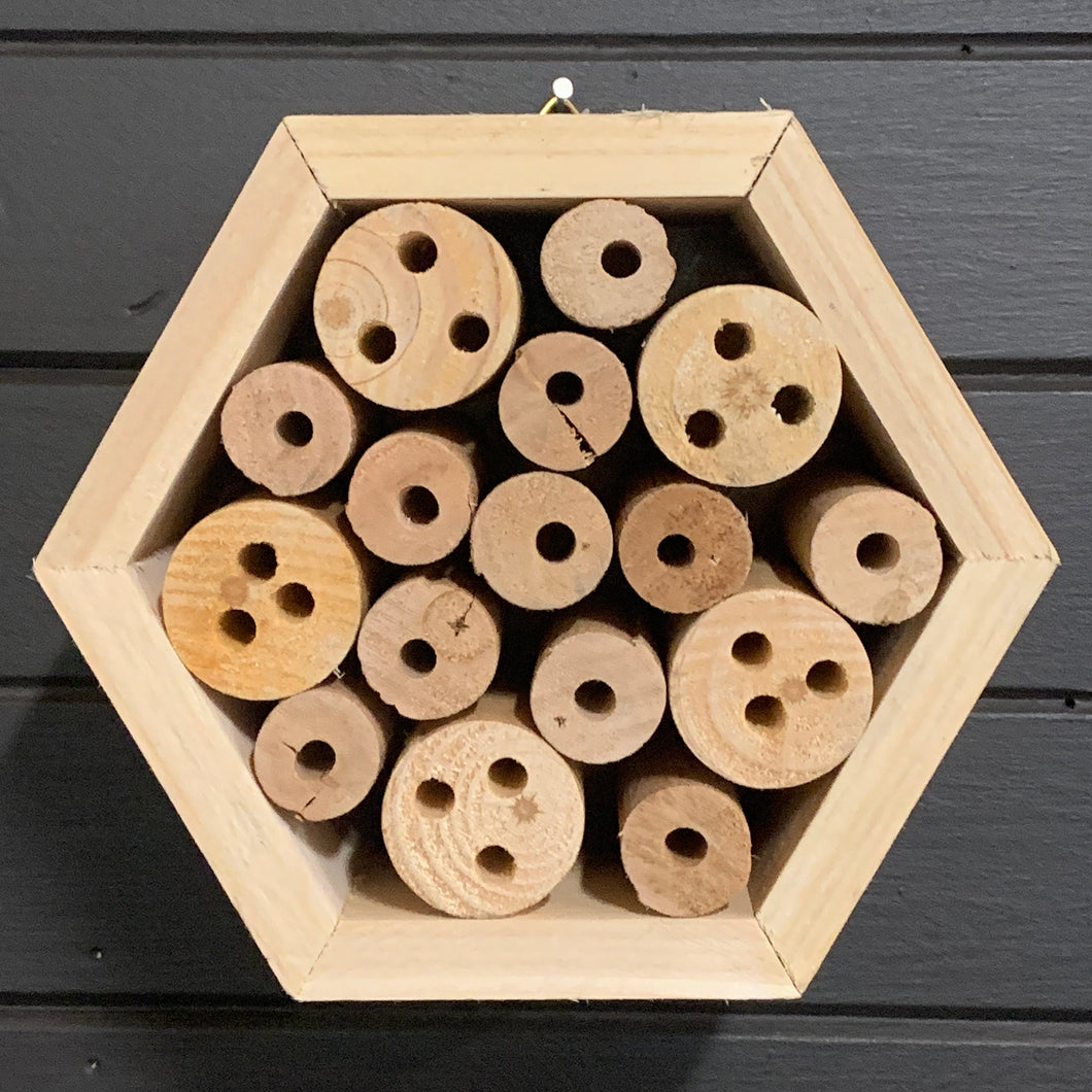 Insect Hotel - Hexagon Wood