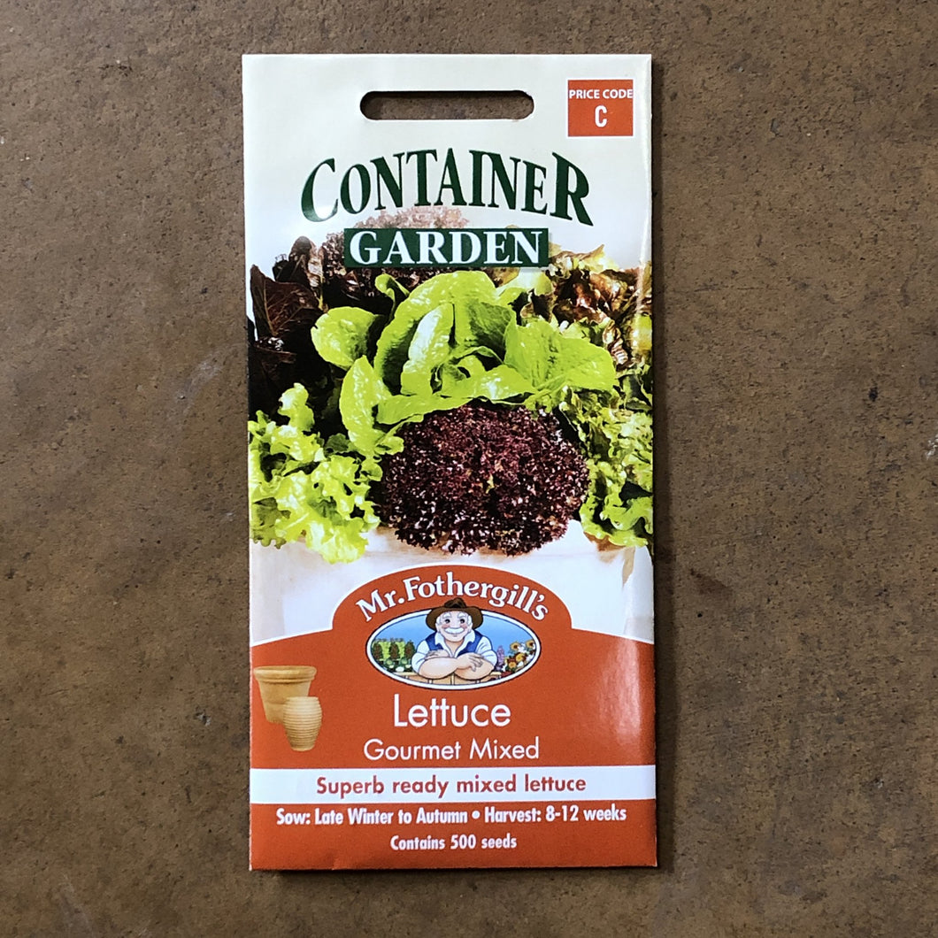 Lettuce 'Gourmet Mixed' seeds