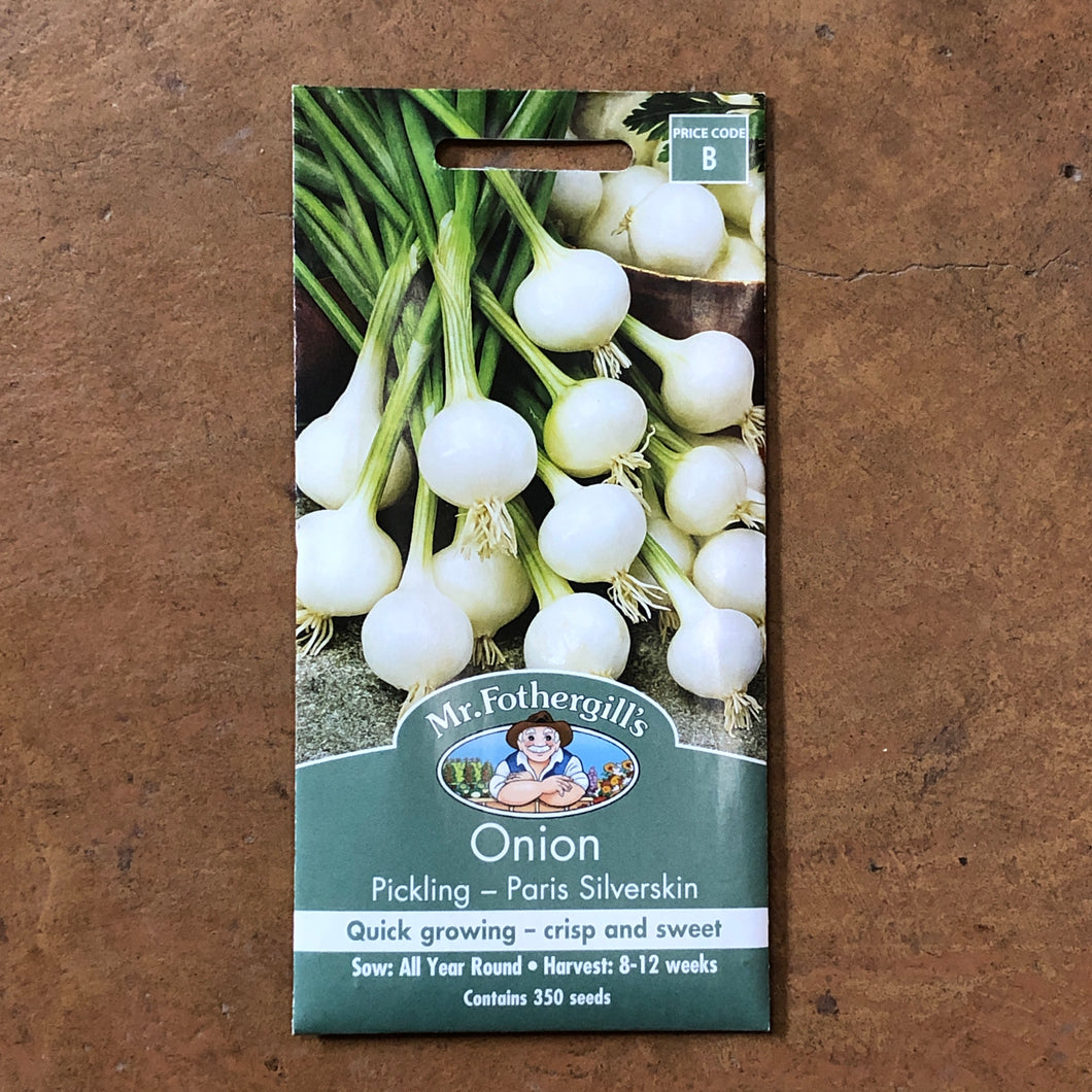 Onion - Pickling 'Paris Silverskin' seeds