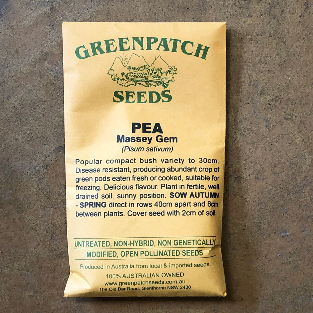 Pea 'Massey Gem' Greenpatch Seeds