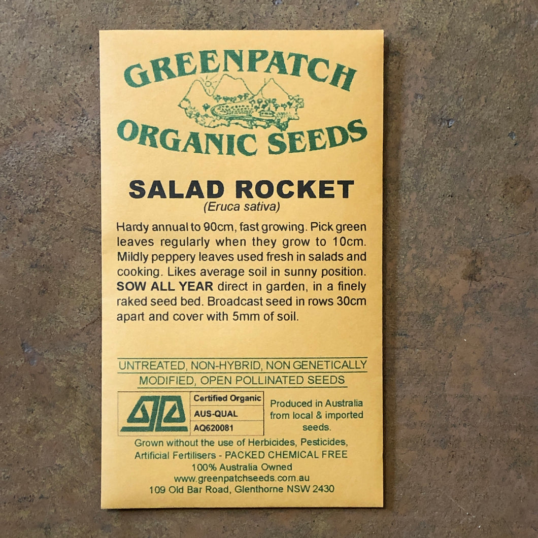 Rocket 'Salad' Greenpatch Seeds