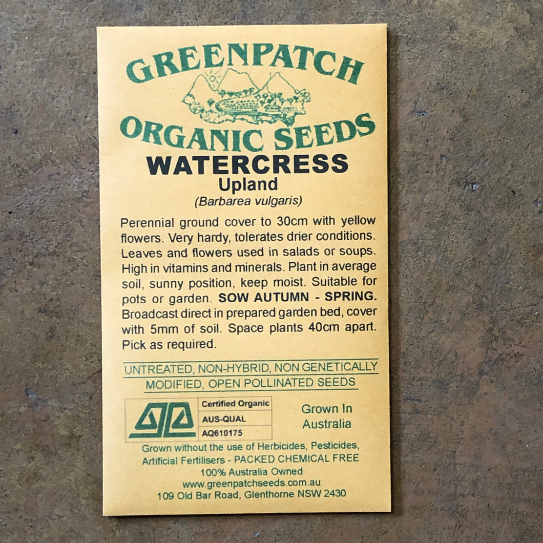 Watercress 'Upland' Greenpatch Seeds