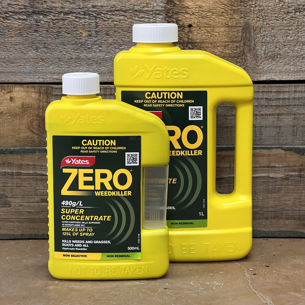 Zero Weedkiller 490g/L Super Concentrate