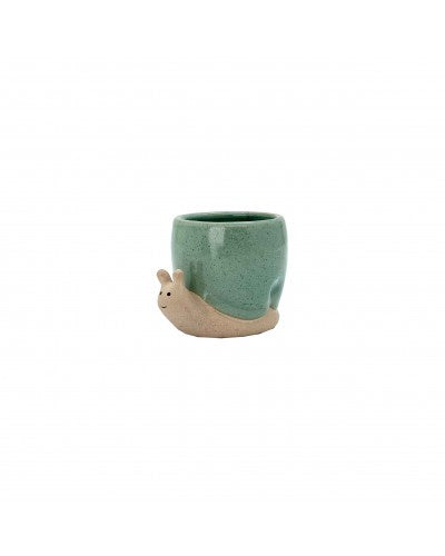 Pot Snail Deco Green