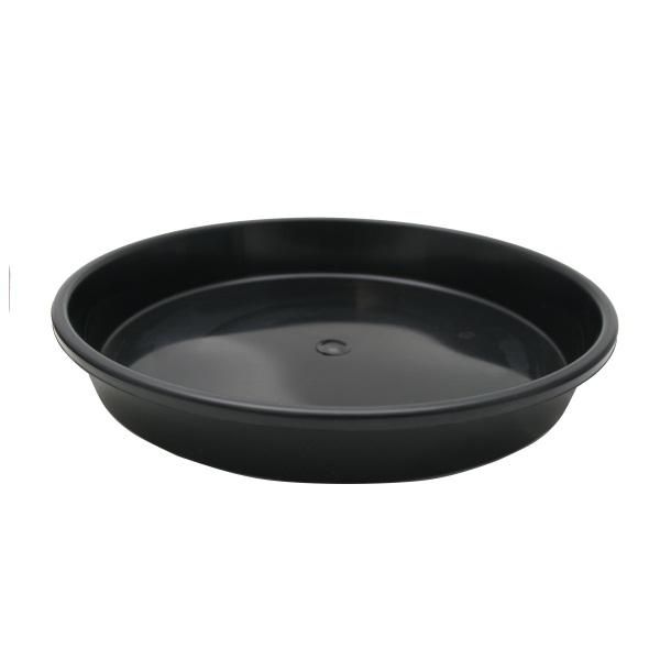 Black Plastic Saucers